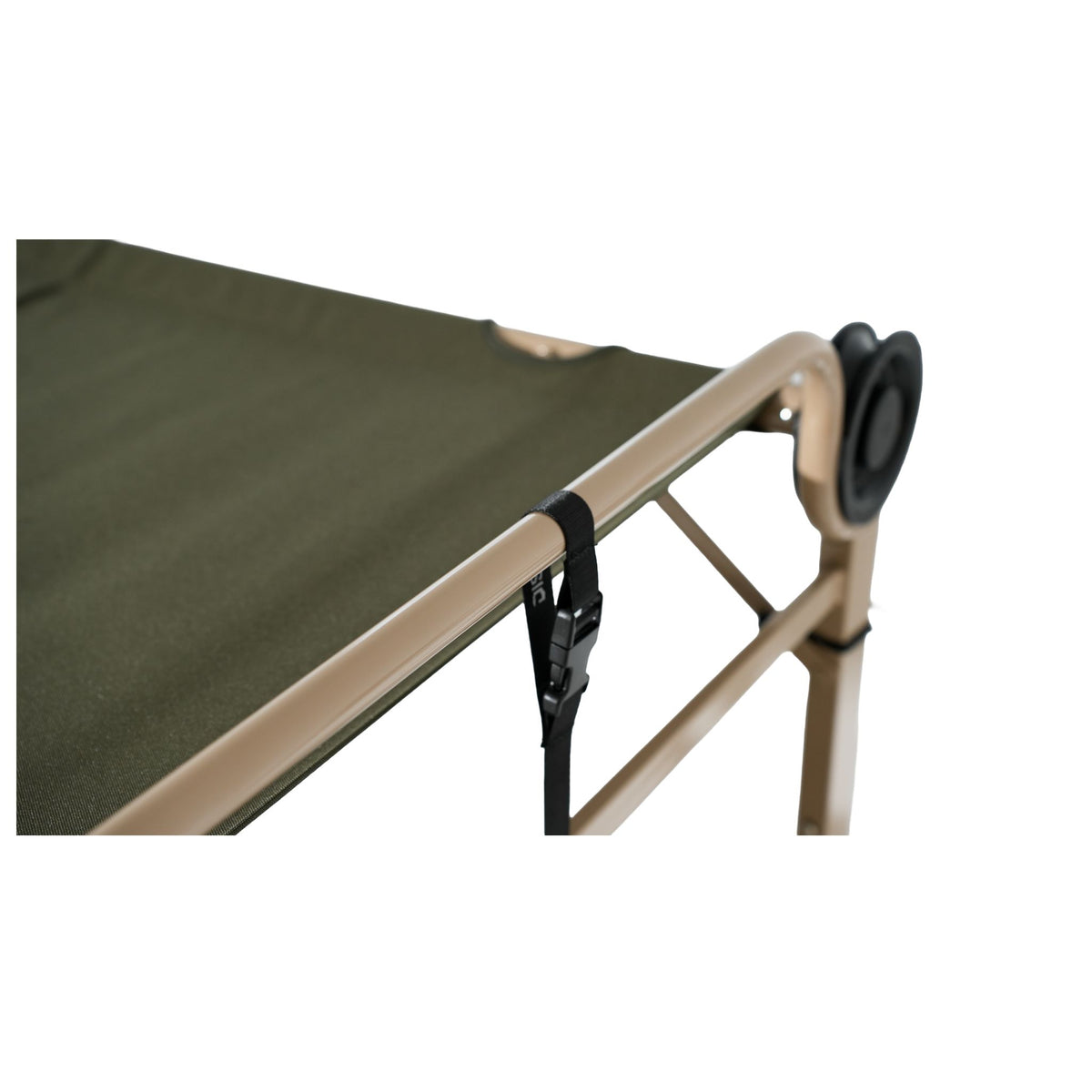 Arm-O-Bunk Bunk Bed with Side Organisers - Olive Green