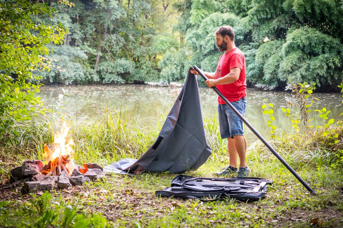 Disc-O-Bed XLT camping bed detail view